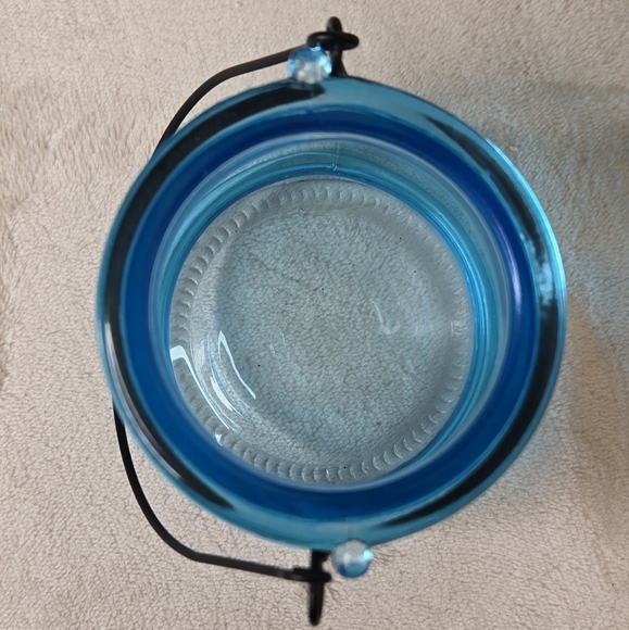 Pink Zebra Blue Glimmer Glass Candle Kit - No Box - Picture 4 of 6